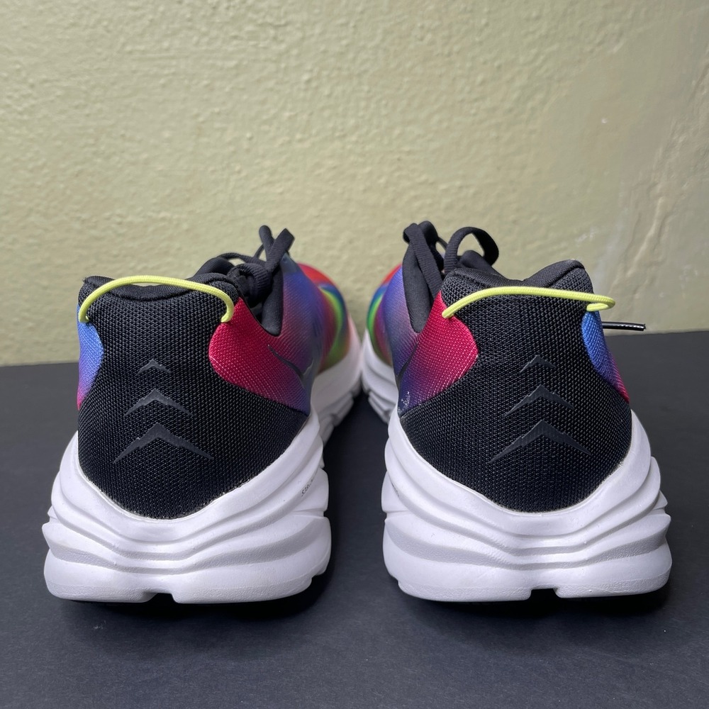 Hoka One One Rincon 3 Rainbow Sneakers Men Size 11.5 D Running Shoes 1119395 NBY - Picture 7 of 11